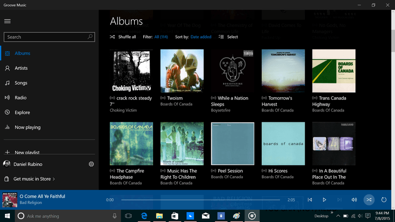 groove music app without wifi