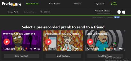 prank hotline website for prank calls
